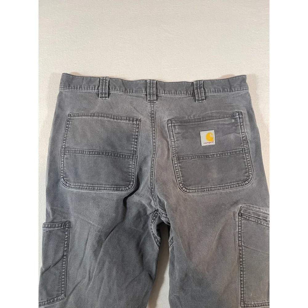 Carhartt Rugged Flex Relaxed Fit Canvas Double-Front Utility Work Pants 34x32